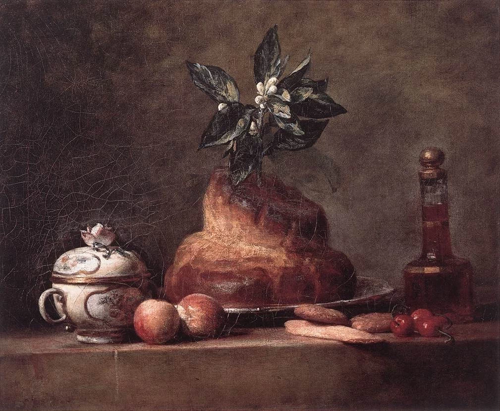 Jean Siméon Chardin - La Brioche, Louvre, Parigi